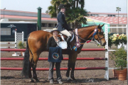 Halie-Robinson-and-Barolo-W-equitation-champions-at-the-2013-Del-Mar-National-Horse-Show-—-with-Halie-Robinson.-
